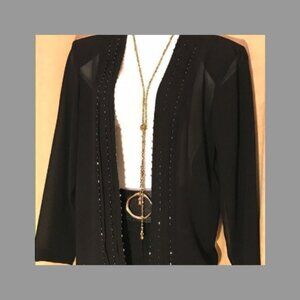 Sheer Open Cardigan for Party, Cruises, Evening